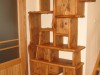 Unique massive wooden furniture- artistic handmade wooden shelf systhem(F53)