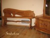 Unique massive wooden furniture- artistic wooden stool- (F4)